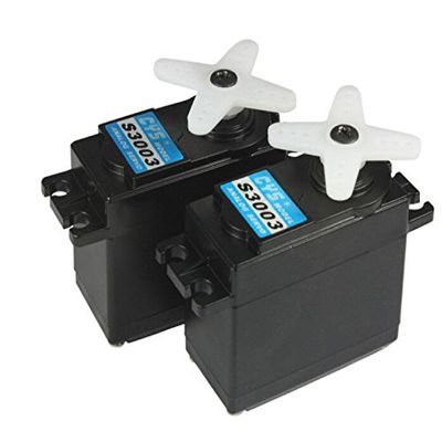 Replacement Part For Analog 3kg Plastic Gear Servo X2pcs CYS-S3003 For RC Model Buggy Car Truck Truggy Spare Parts