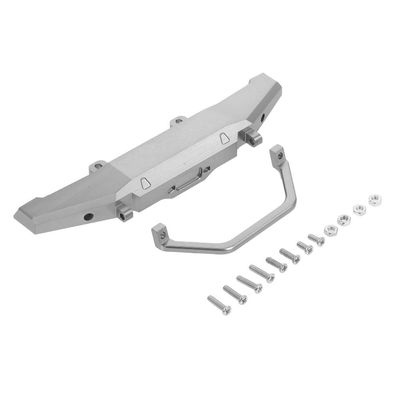 Replacement Part For Metal Front Bumper For RC Crawler Car WPL C14 C24 Truck Off-road Semi-truck - (Color: Dark Grey)