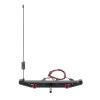 Replacement Part For Metal Rear Bumper With LED Light Antenna Tail Hook For 1:10 RC Crawler Car SCX10 90046 - (Color: Black) view 1