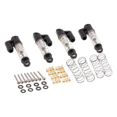 Replacement Part For 1 Set Threaded Shocks For SCX24 AXI00002 1/24 RC Truck Crawlers Parts - (Color: Black)