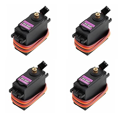 Replacement Part For 4pcs 13kg 15kg Metal Servos Digital MG995 MG996 MG996R Servo Metal Gear Motor For JR Car RC Helicopter Boat Diy - (Color: MG995-all Metal)