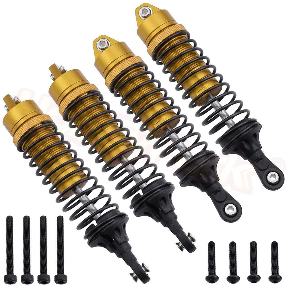 Replacement Part For 4pcs Aluminum Shock Absorber Assembled Dampers For JLB Racing 1/10 RC Car Truck Spare Upgrade Parts