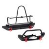 Replacement Part For 1Set Metal Bumper Front&Rear With Tow Hook For 1/10 RC Crawler SCX10 90046 SCX10 III AXI03007 - (Color: Both DG-FR01) view 1