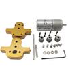 Replacement Part For Speed Change Gear Box Metal Gearbox With 370 Motor For WPL C14 C24 B14 B24 B16 B36 4X4 6X6 Upgraded Parts - (Color: YELLOW) view 1