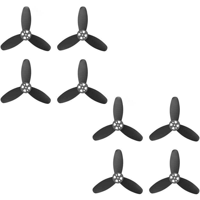 Replacement Part For FUNSNAP -PR01 RC Drone Foldable Quadcopter Spare Parts Blades Charger Adapter Te Controller Storage Bag - (Color: 2set 8pcs Bades)