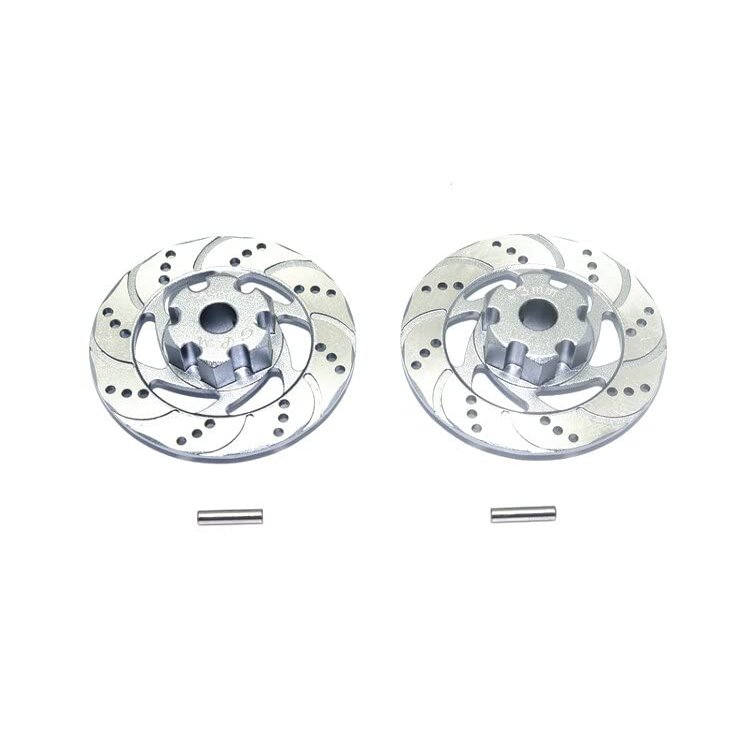 Replacement Part For ALUMINUM +3MM HEX WITH BRAKE DISK WITH SILVER LINING For 1/7 Rc Car Parts - (Color: Grey)