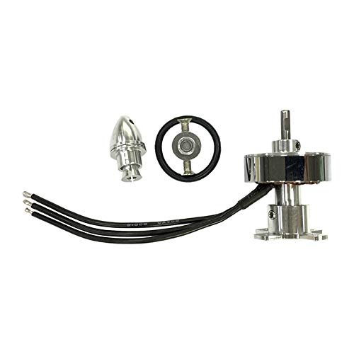 Replacement Part For 2730 1700KV 2-3S Mini Motor With 12-15A ESC Is Suitable For Miniature Fixed-Wing Four-Axis Drone - (Color: Silver)