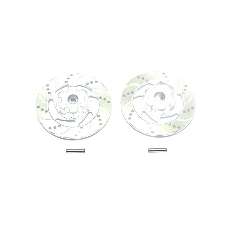 Replacement Part For ALUMINUM +3MM HEX WITH BRAKE DISK WITH SILVER LINING For 1/7 Rc Car Parts - (Color: Silver)