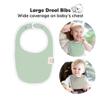 8-Pack Organic Baby Bibs for Boys, Girls - Soft Cotton Drooling and Teething Bibs for Baby Girl & Boy, Extra Absorbent, Easy To Clean & Put On for Toddler, Newborn, Infant 0-24 Months (Spring) view 2
