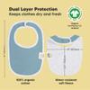8-Pack Organic Baby Bibs for Boys, Girls - Soft Cotton Drooling and Teething Bibs for Baby Girl & Boy, Extra Absorbent, Easy To Clean & Put On for Toddler, Newborn, Infant 0-24 Months (Spring) view 3