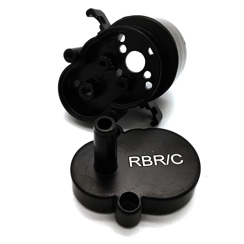 Replacement Part For WPL D12 1/10 RC Truck Car Upgrade Parts Metal Transmission Gearbox Case Gear Box Shell Accessories - (Color: Black)