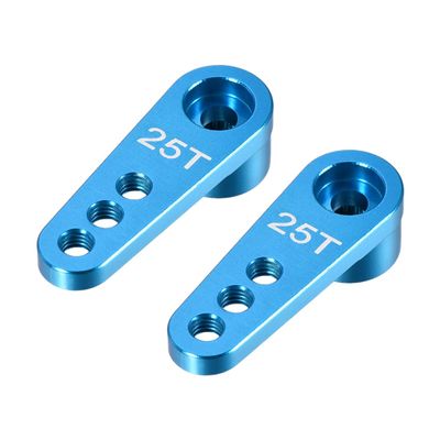 uxcell 2PCS RC Products 25T Aluminum Servo Horn for RC Model- Sky Blue