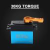 GoolRC 4PCS 30KG Digital Servo Metal Gear High Torque Servo with 25T Arm for 1/8 1/10 1/12 Scale RC Car Robot Boat (Control Angle 180? view 4