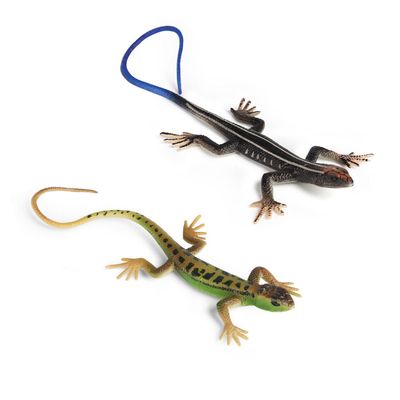 Aiffort 2Pcs Realistic Fake Lizards Artificial Lizards Model for Halloween and April Fool's Day Pranks Decoration