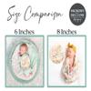 Birth Stat Sign Personalized for Newborn Baby, Red Western Sunset Design, Crib & Nursery Decor, Photography Prop, Baby Shower Gifts, Gender Reveal, Pregnancy Announcement, Hickory Hollow Designs view 2