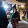 QIUNEEY Handmade Wool Halloween Witch Hat Witch Costume Accessory for Halloween Christmas Party (Large) view 3