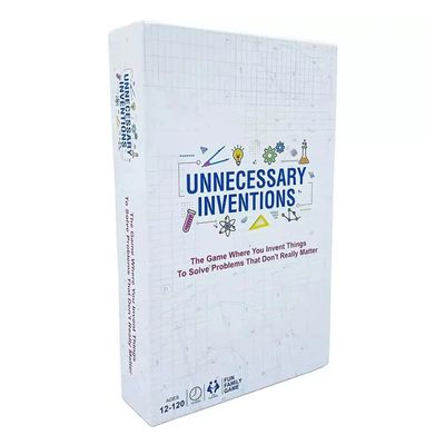 Funderdome Unnecessary Inventions - The Game Where You Invent Things to Solve Problems That Don't Really Matter, Ages 12+ for 4-8 Players
