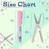 JubileeYarn Compact Safety Scissors Set - Pen and Push Portable Scissors - Gray view 3