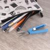 JubileeYarn Compact Safety Scissors Set - Pen and Push Portable Scissors - Dark Blue view 2
