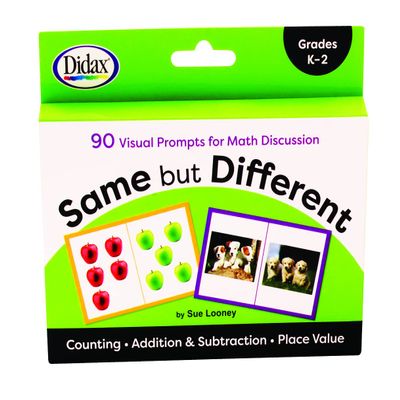 Didax Educational Resources Same But Different Cards, Grades K-2, Multicolor