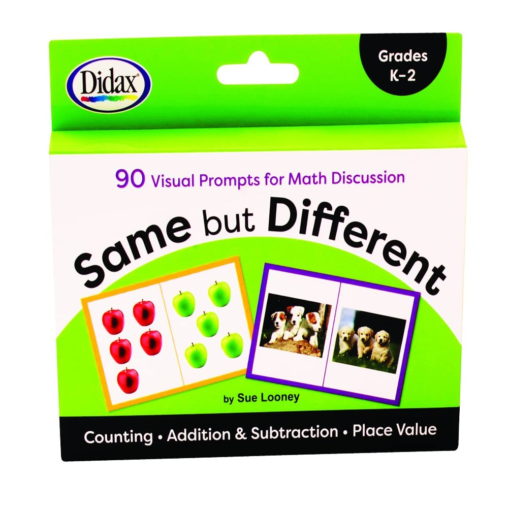 Didax Educational Resources Same But Different Cards, Grades K-2, Multicolor