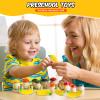 50 Pieces Banana Stress Toy PU Tiny Stretchy Fidget Banana Sensory Toy for Anxiety Relief Party Favors Adults Supply view 4