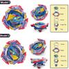 Konikiwa Bey Battling String Launcher, B-193 Ultimate Valkyrie Battle Top Burst Set, Left and Right Spin DB Launcher Compatible with All Bey Burst Series - Blue view 3