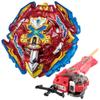 Bey Battling Launcher Set, B-200 Xiphoid Xcalibur Xanthus Burst Bey, Left and Right Spin Sword Ripcord Launcher Compatible with All Bey Burst Series - Red view 1