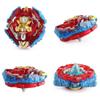 Bey Battling Launcher Set, B-200 Xiphoid Xcalibur Xanthus Burst Bey, Left and Right Spin Sword Ripcord Launcher Compatible with All Bey Burst Series - Red view 2