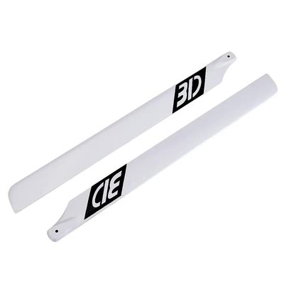 430mm Carbon Main Blades White for RC Model Helicopter Upgrade Propeller (5 Pairs)