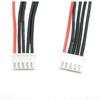 LINSYRC 10pcs 4S 5Pins Balance Connector Male Plug Extension Cable JST-XH RC Lipo Connector Adapter with 15CM 22AWG Silicone Cable (4S 5Pins) view 3