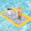 Cabilock 4Pcs inflatable cooler pool drink holder Salad, Food, Drink Buffet Cooler Tray party cooler Inflatable Serving Bar/Bufft Cooler for BBQ, Picnic, Pool Party view 2
