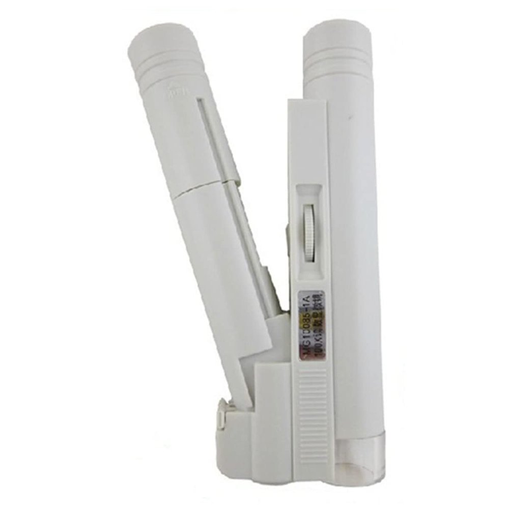 Microscope Accessories Kit 100x LED Focus Adjustable Zoom Handheld Foldable Pocket Microscope Microscope Slides