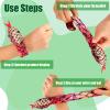 Lewtemi 20 Pcs Snake Slap Bracelets for Kids, Snake Snap Stuffed Bracelet Bulk Snakes Party Favors Animal Slap Bracelets for Birthday Party Favors 10 Assorted Designs view 3
