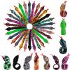 Lewtemi 30 Pcs Snake Slap Bracelet Stuffed Reptile Animal Snap Bracelets Bulk Gift for Boys Girls Birthday Party Favors Halloween view 1