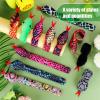 Lewtemi 30 Pcs Snake Slap Bracelet Stuffed Reptile Animal Snap Bracelets Bulk Gift for Boys Girls Birthday Party Favors Halloween view 4