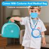 Lehoo Castle Doctor Kit for Toddlers 3-5, Kids Doctors Play Set, Pretend Play with Doctor Costume Toy Stethoscope Medical Kits for Girls Boys 3 4 5 view 4