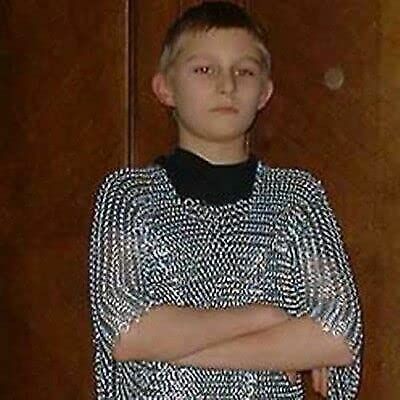 Aluminum Chainmail Shirt 10-15 yrs Child Medieval Chain Mail ArmorHalloween Gift-y122
