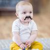 3pcs Mustache Pacifier, Gentleman Mustache Baby Pacifier, Pacifier 0-36 Months, Gift Pacifiers for Boys and Girls view 3