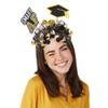 Smart AF Headband in Foil & Glitter Gold, Silver & Black - 9" x 7.75" (Pack of 1) - Perfect Party Accessory view 2