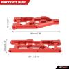 RCAWD Suspension Arms for 1/5 ARRMA Kraton 8S & Roller, Outcast 8S & Roller Upgrades Parts,Front & Rear Lower A-Arms Hop Ups for #ARA330589#ARA330590 Red view 3
