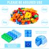 168 Pcs Mini Marble Run Building Blocks Classic Blocks STEM Toy Bricks Set Kids, Assemble Different Building Block Models for 3+ Boys Girls Toddlers view 4