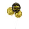 New Years Eve Orb 12 1/2" Mylar Balloons - 3 Pieces view 1
