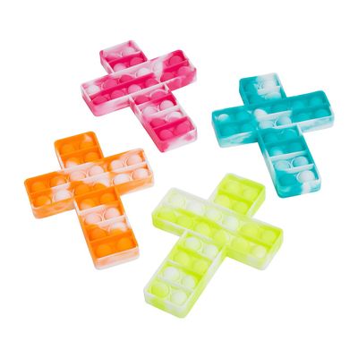 Fun Express Cross Lotsa Pops Popping Toys - 6 Pieces