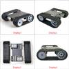 Professional Smart Robot Tank Car Chassis for School Eduactional Science Kits, DIY RC Tracked Robotic Obstacle Avoidance Platform Crawler Model with 2pcs Plastic Caterpillars, Remote Control STEAM view 3