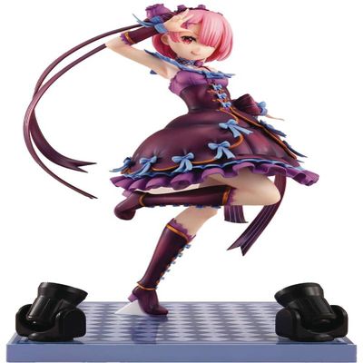 Kadokawa Re:Zero Starting Life in Another World Ram (Birthday 2021 Ver.) 1:7 Scale PVC Figure, Multicolor