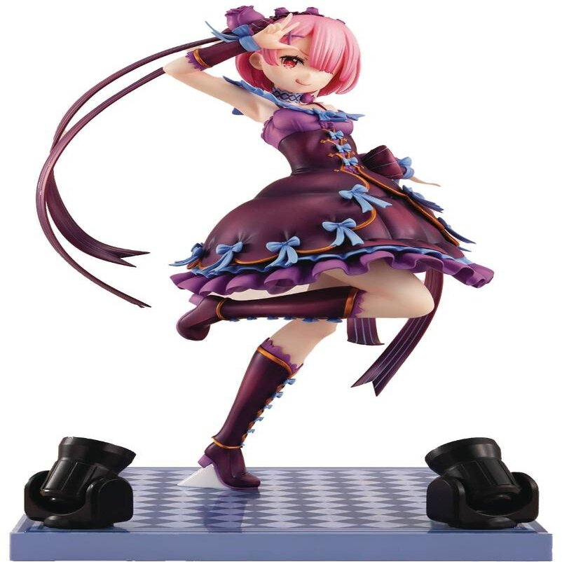 Kadokawa Re:Zero Starting Life in Another World Ram (Birthday 2021 Ver.) 1:7 Scale PVC Figure, Multicolor