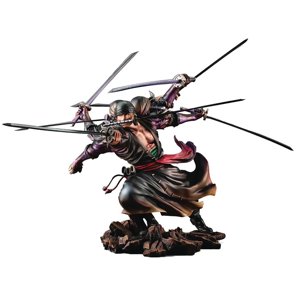 Megahouse - One Piece - WA-Maximum - Demon Spirit Kyuutou-ryuu Asura Roronoa Zoro (Limited), Portrait of Pirates Collectible Figure