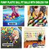 LANGXUN 50 100 200 Balls Soft Plastic Ball Pit Balls for Kids, Gift for Baby Toddler Birthday Christmas, Ball Pit Play Tent, Baby Kiddie Pool Water Toys, Party Decoration view 4