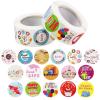 1000 Pieces Happy Birthday Stickers for Kids Classroom Party Decoration (1 Inch,2 Rolls) view 1